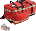 First Responder Bag Trauma with Reflectors, Large Capacity First Aid Kit Bag, Medical Emergency Kits Storage Jump Bag Pack for EMT, Safety Officers Item Storage