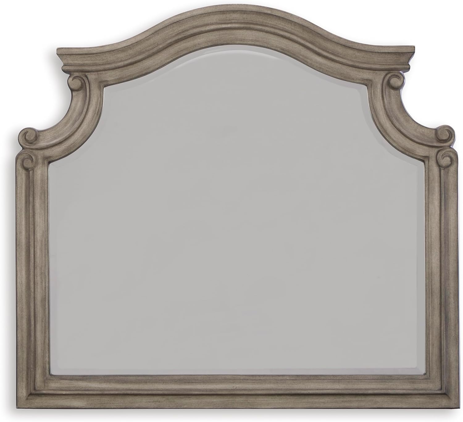 Signature Design by Ashley Lodenbay Casual Smooth-Gliding 7-Drawer Dresser and Mirror with Safety Stop, Light Gray & Dark Brown