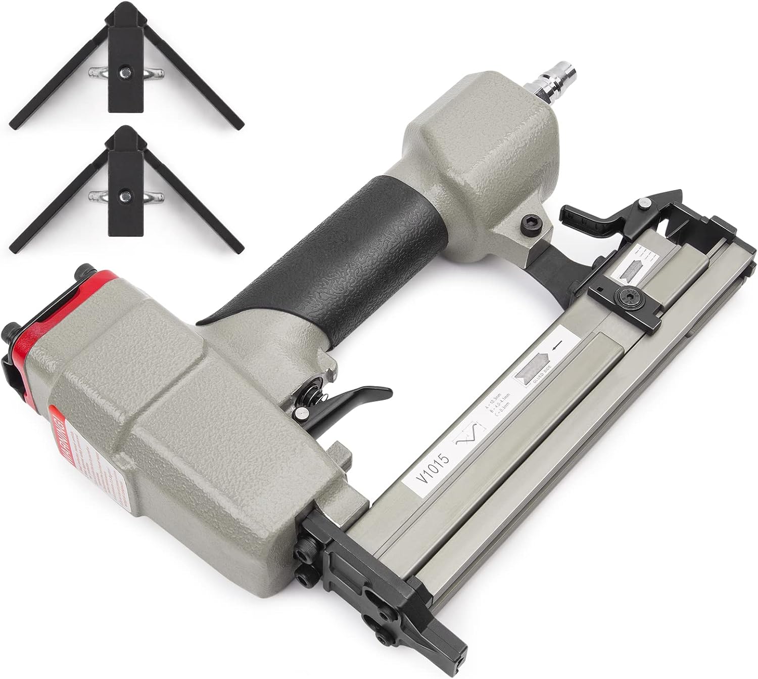 RZX V1015B Pneumatic Picture Frame Nailer - 1/4-Inch to 5/8-Inch V-Nailer for Wood Frames, Professional Framing Tool