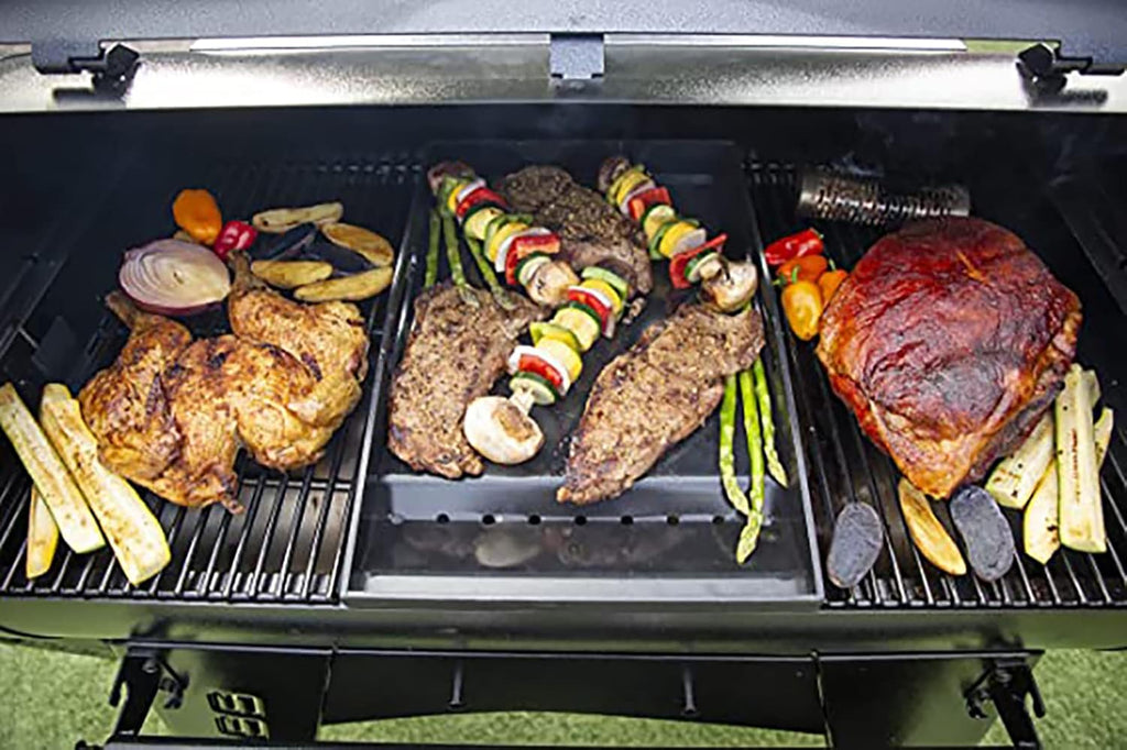 Pit Boss Ceramic Coated Cooking Grates Set-1000 Series Griddle Insert - 40630