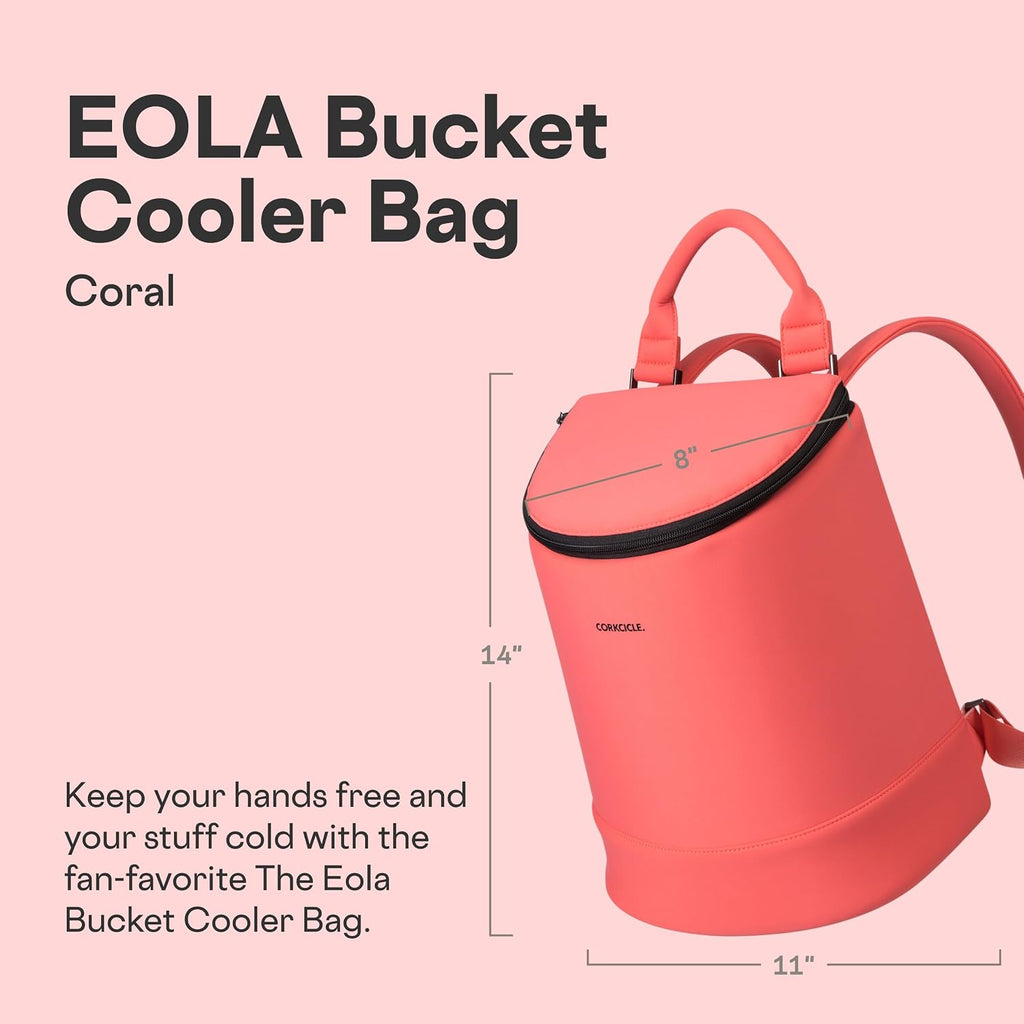 Corkcicle EOLA Cooler Backpack, Waterproof and Leak Proof Insulated Bag, Perfect for Wine, Beer, and Ice Packs