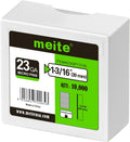 meite 23 Gauge Pin Nails, 1-3/16-Inch Micro Headless Piner Nails - Galvanized 23GA Pins Nails for Nail Gun, Ideal for Fine Woodworking and Trim Work (10 Boxes)