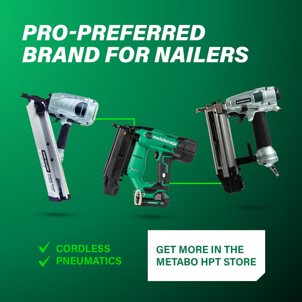 Metabo HPT Framing Nailer | High Grade Aluminum Magazine | Pneumatic | Framing Nails 2-Inch to 3-1/4-Inch | Rafter Hook | NR83A5(S1)
