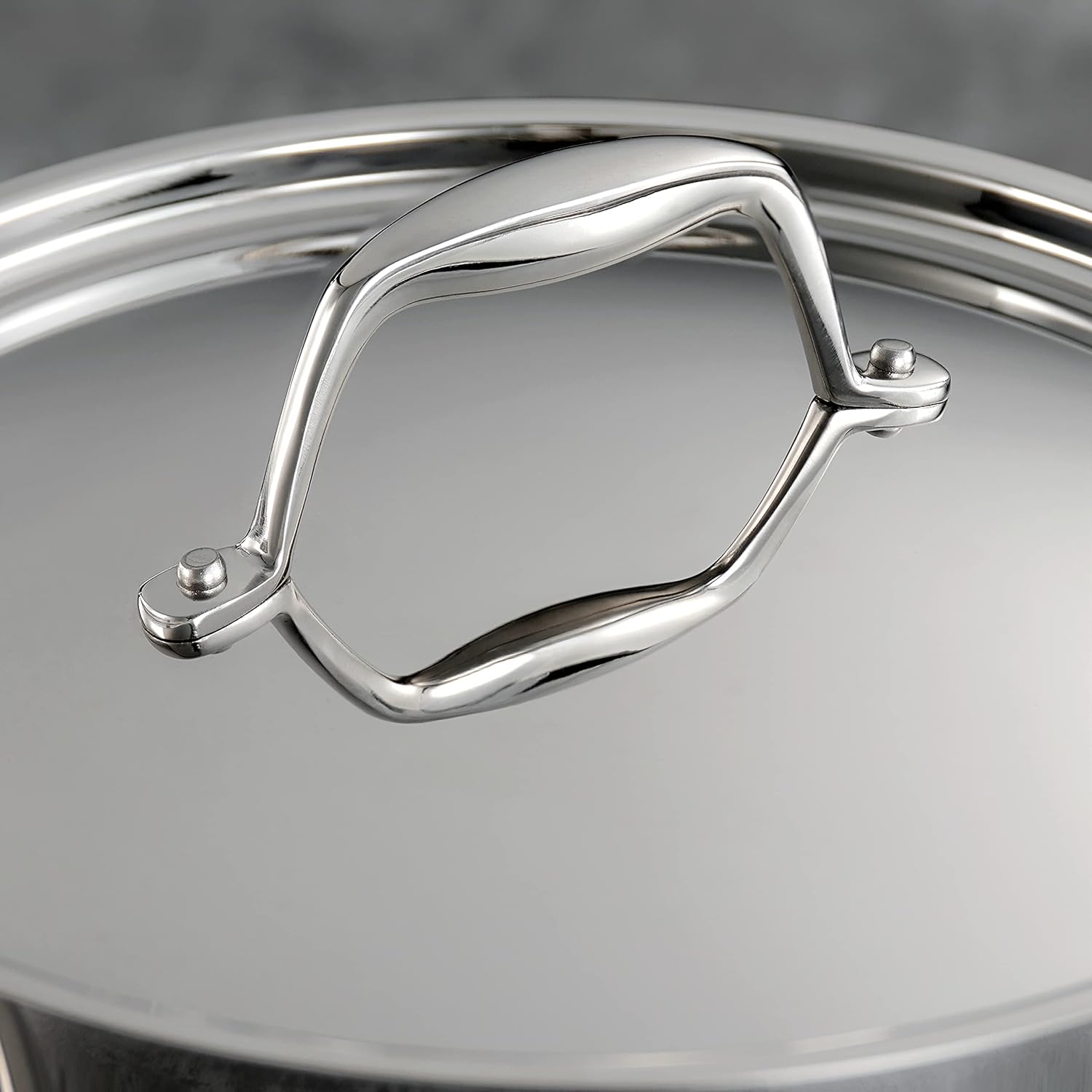 Tramontina Signature Tri-Ply Clad Stainless Steel 12-Piece Cookware Set with Lids, Pots and Pans Kitchen Set, Induction-Ready, Dishwasher-Safe, NSF-Certified, Made in Brazil