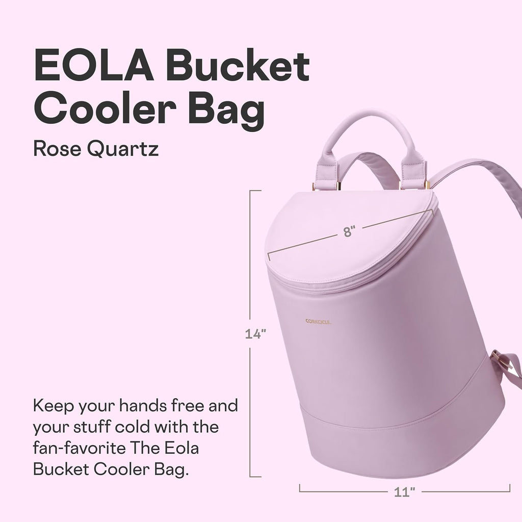 Corkcicle EOLA Cooler Backpack, Waterproof and Leak Proof Insulated Bag, Perfect for Wine, Beer, and Ice Packs
