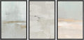 SIGNWIN Framed Canvas Print Wall Art Set Pastel Grunge Watercolor Landscape Shapes Abstract Illustrations Modern Art Decorative Nordic Chic Calm for Living Room, Bedroom, Office - 16'x24'x3 Black
