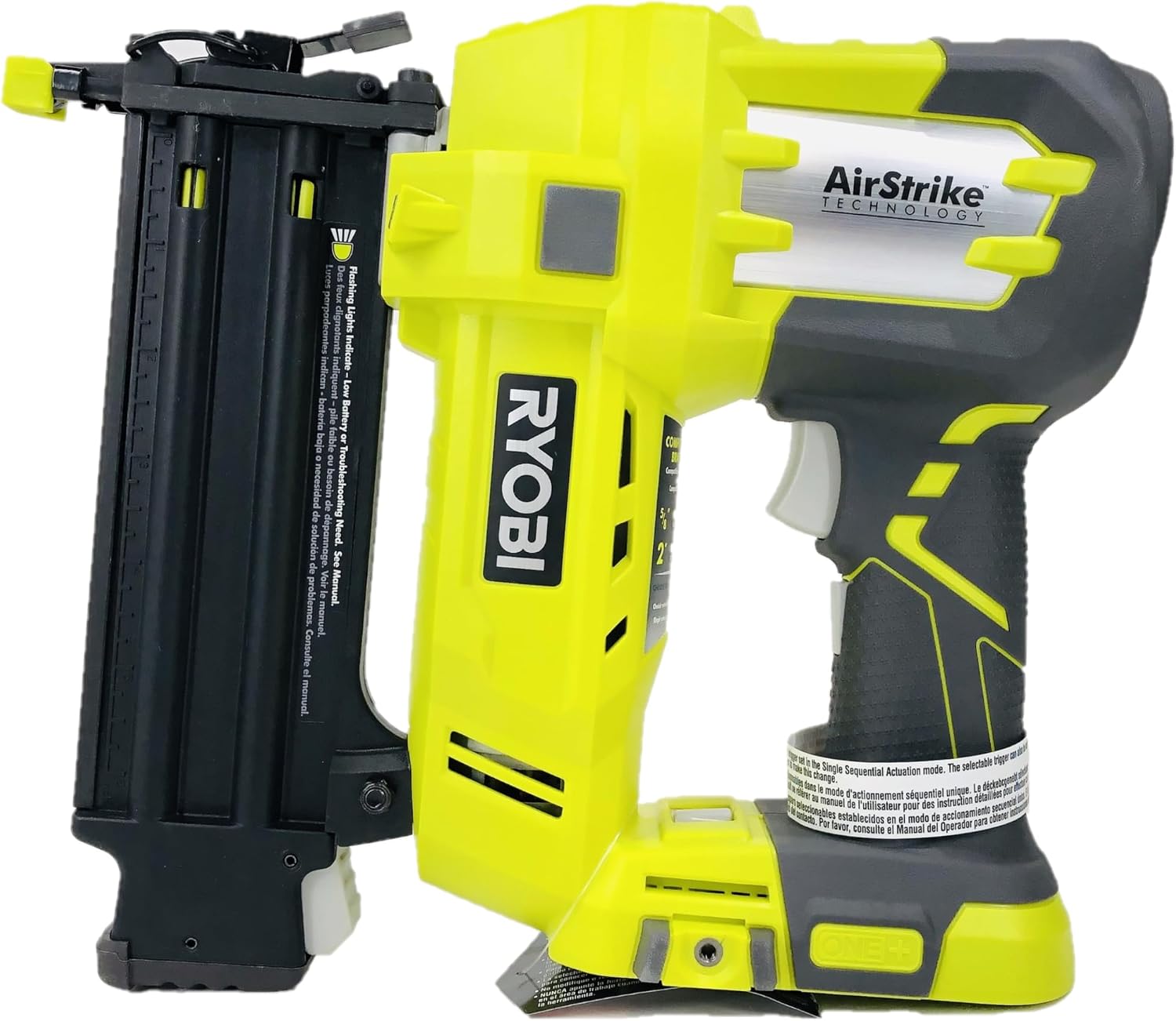 Ryobi One+ 18v Cordless Brad Nailer P320 +Battery & Charger, (Bulk Packaged)