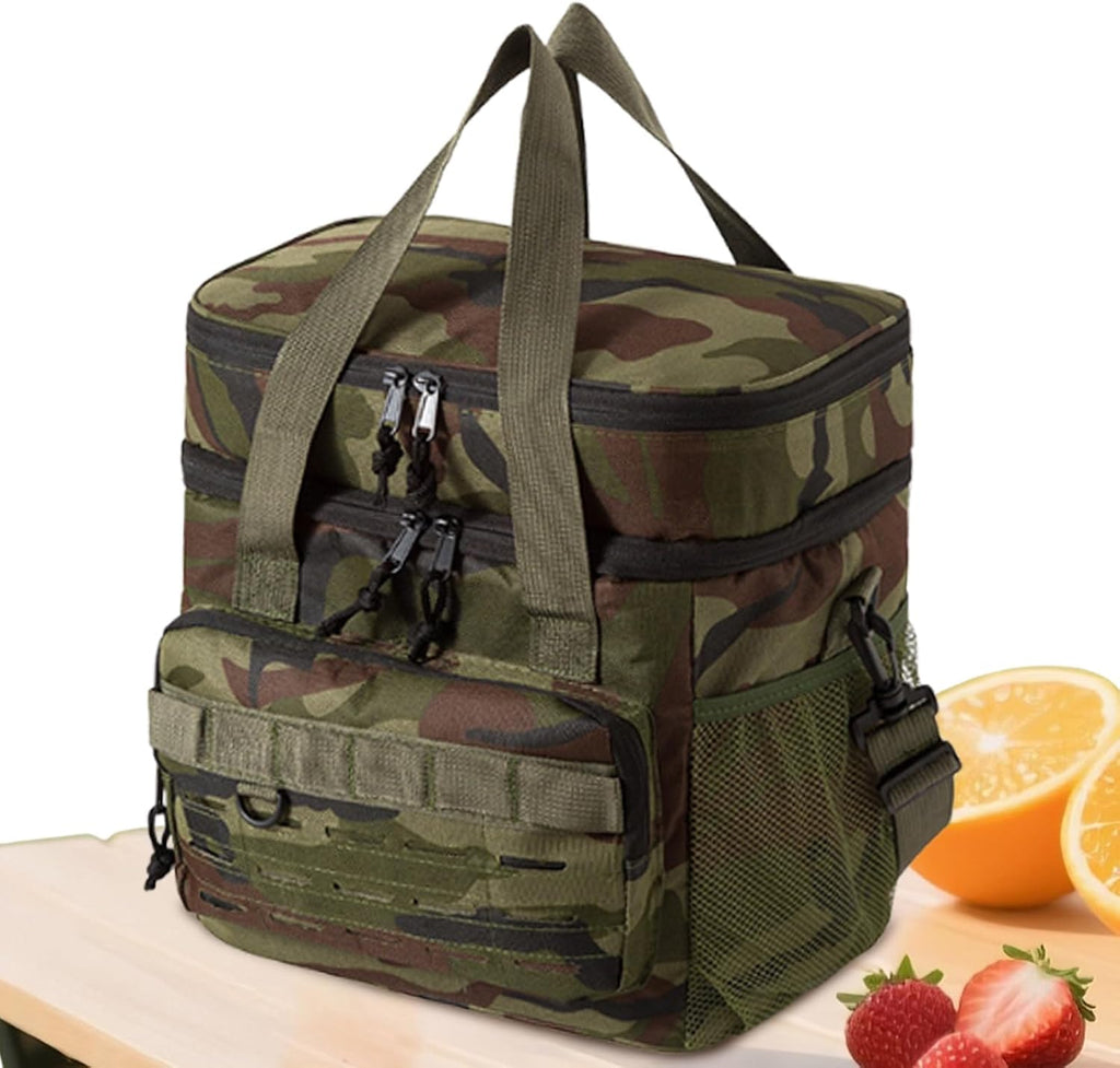 Cooler Bag - 19 Liter Takeaway Lunch Ice Box Insulated Waterproof Bags | for Outdoor Fishing Car Truck Camping Pool Work Road Trip G