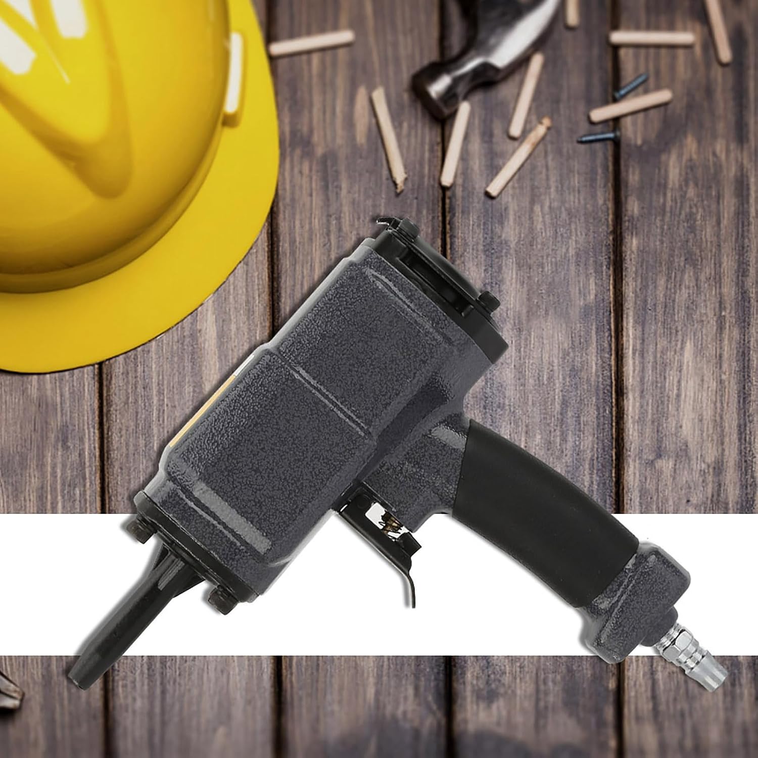 Pneumatic Brad Nailer, Professional Pneumatic Nail Remover, Heavy Duty Professional Air Punch Nailer, for Wood Workpieces, Nail Remover, Nail Puller, Denailer Removes