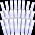 Liliful 150 Pcs LED Foam Sticks Bulk White Light up Sticks Flashing Glow Baton Wands Themed Party Set, Glow in the Dark Party Supplies for Wedding, Raves,Concert,Birthday,Sporting Events
