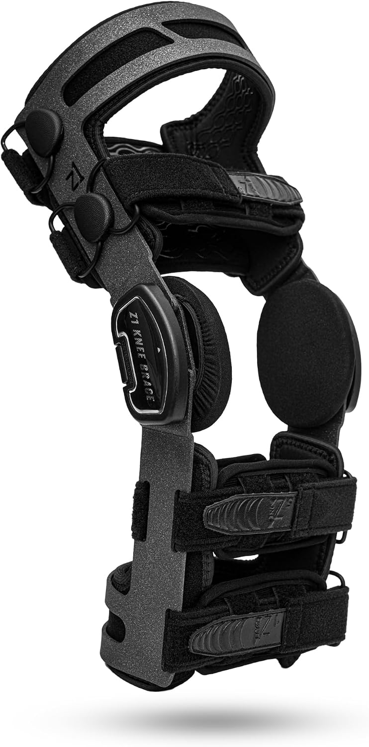 Z1 K4 OsteoAlign Hinged Knee Brace - Knee Support for ACL, MCL, Ligament Sports Injuries, Arthritis (OA), Meniscus Tear, Relief from Knee Joint Pain with Side Stabilizers for Men & Women Size (Large)