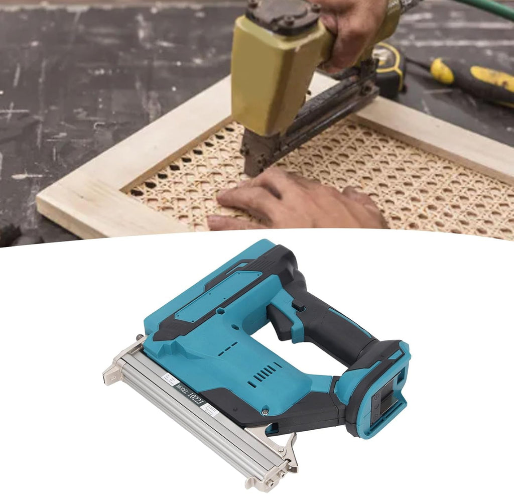 Cordless Brad Nailer, 0.4-0.8MPa Compact Battery Powered Electric Nailer, Framing with Arrow Storage Box/Cover Box/Cover for 10-30MM Straight Nail Home Woodworking Projects