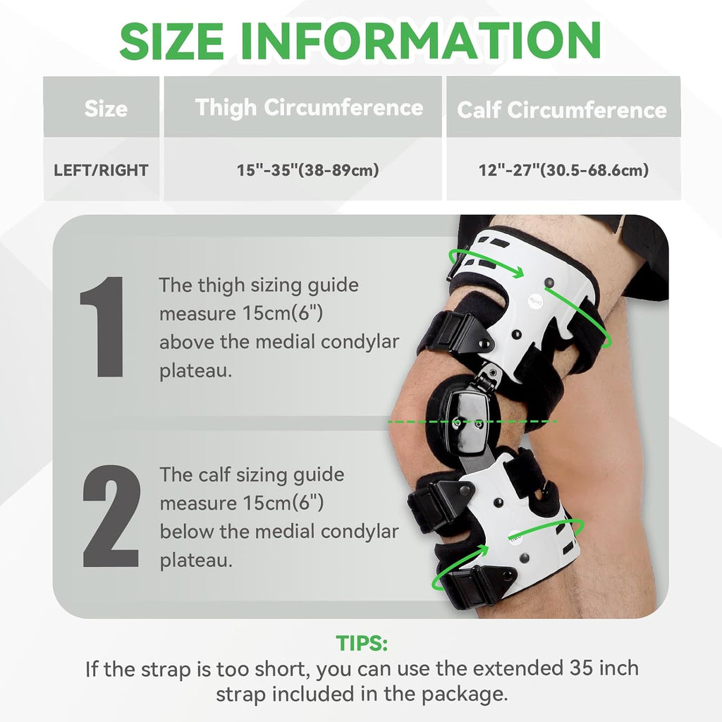 Orthomen OA Unloader Knee Brace, Support for Arthritis Pain, Osteoarthritis, Cartilage Defect Repair, Avascular Necrosis, Bone on Bone Knee Joint Pain and Degeneration Medial Inside Right