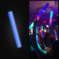100 Blue Foam Glow Sticks - 16' Light Up Sticks for Wedding, Parties & Dancing