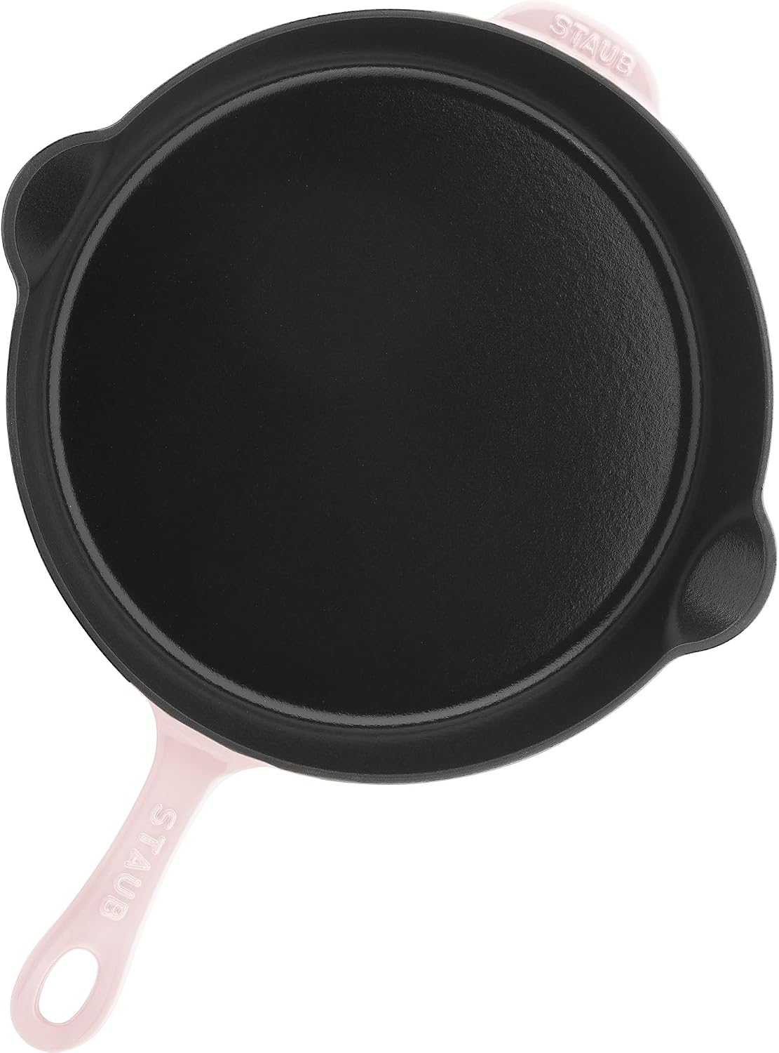 STAUB Cast Iron 8.5-inch Traditional Deep Skillet - Peony Pink