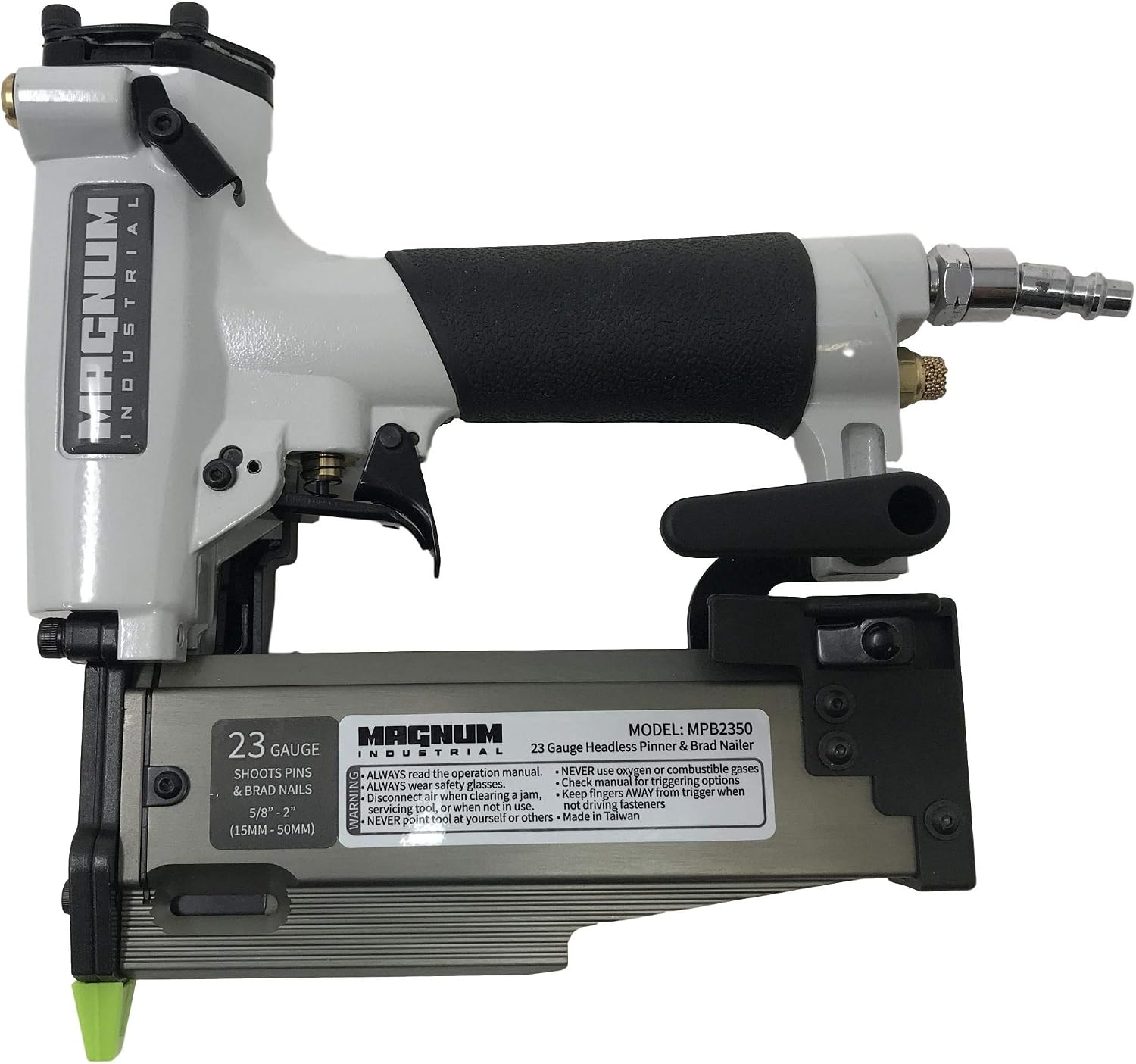 Magnum Industrial MPB2350 5/8' - 2' 23 Gauge Air Pinner/Pin Nailer/Brad Nailer Product Name