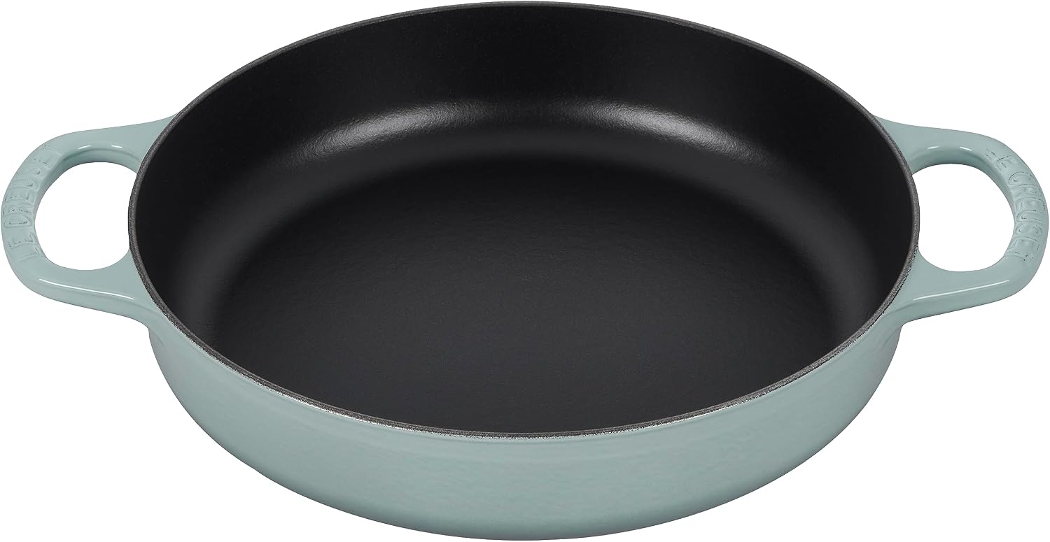 Le Creuset Signature Cast Iron Everyday Pan, 11', Sea Salt