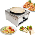 Commercial Gas Crepe Maker, Pancake Griddle Machine with 2800Pa Low Pressure Valve, Gas Crepe Machine with 15.75' Diameter Plate, Non-Stick and Easy to Clean, for Versatile Cooking