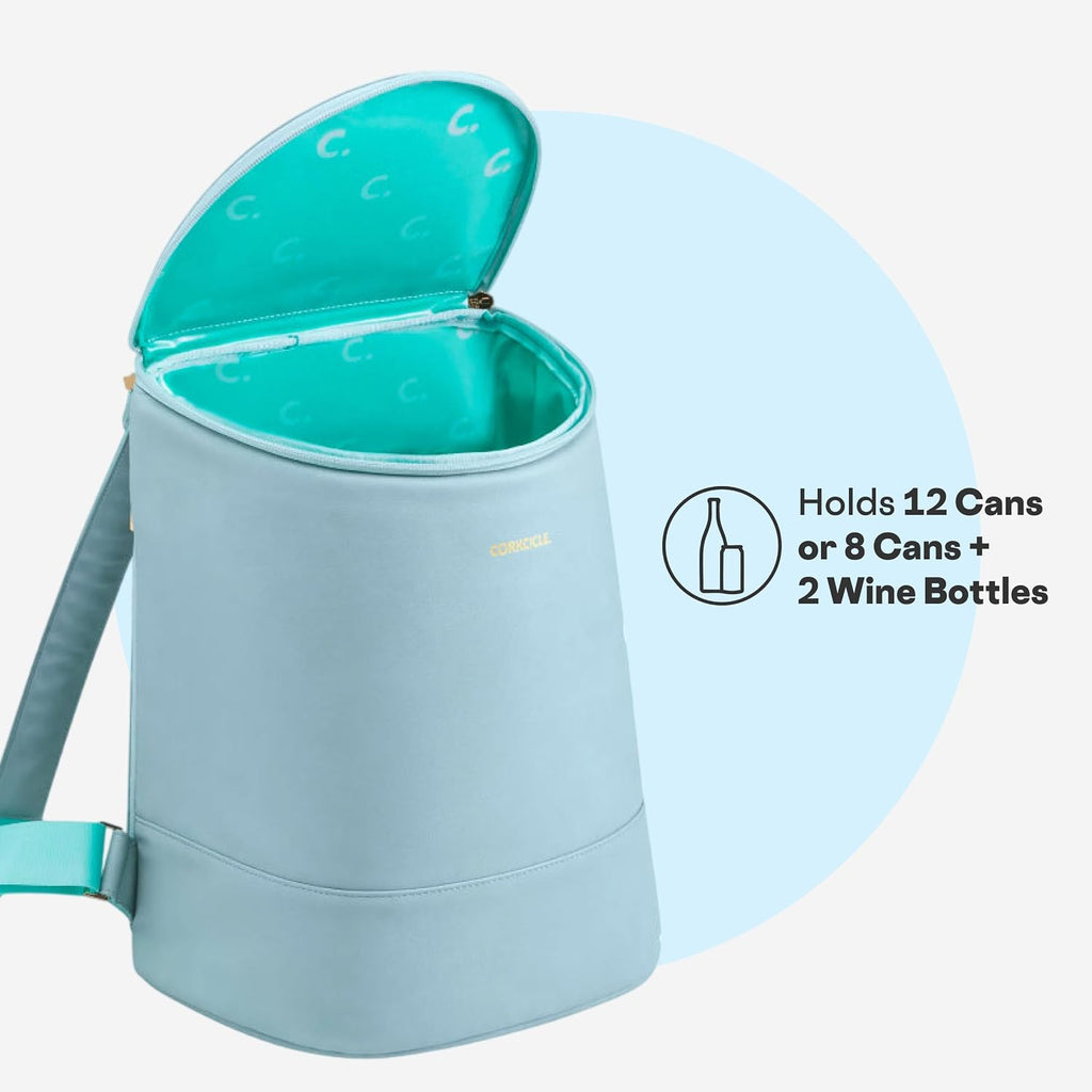 Corkcicle EOLA Cooler Backpack, Waterproof and Leak Proof Insulated Bag, Perfect for Wine, Beer, and Ice Packs