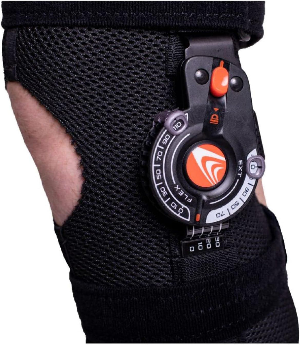 Breg Recover Knee Brace, Short, Airmesh, Open Back, Wraparound (X-Small)