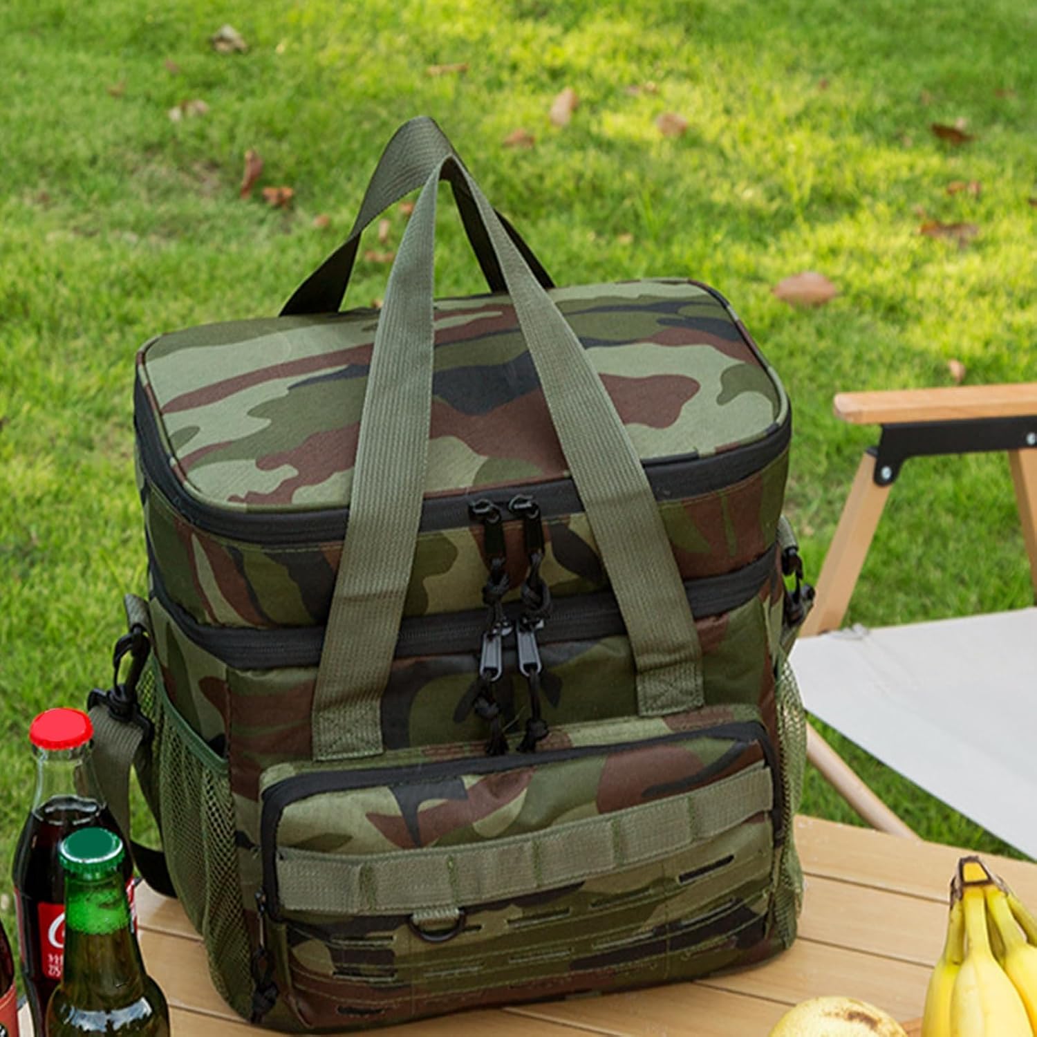 Cooler Bag - 19 Liter Takeaway Lunch Ice Box Insulated Waterproof Bags | for Outdoor Fishing Car Truck Camping Pool Work Road Trip G