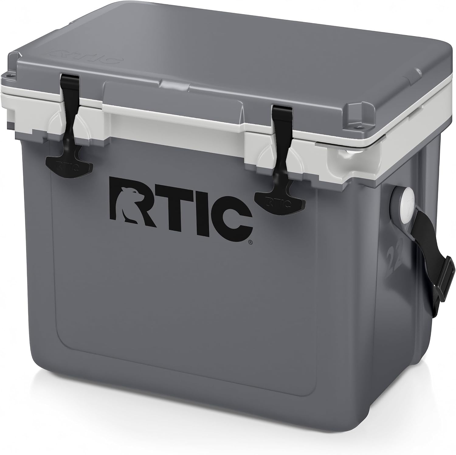 RTIC Ultra-Light Hard Cooler Insulated Portable Ice Chest Box for Drink, Beverage, Beach, Camping, Picnic, Fishing, Boat, Barbecue, 30% Lighter Than Rotomolded Coolers