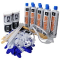 RadonSeal Epoxy Concrete Crack Repair Kit (20 ft) – Low-Viscosity Epoxy Injection for Basement & Foundation Walls – Structural Crack Repair System