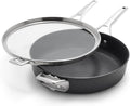 Calphalon Premier Space-Saving Nonstick Cookware Set, 8-Piece, Stackable, Hard-Anodized Aluminum