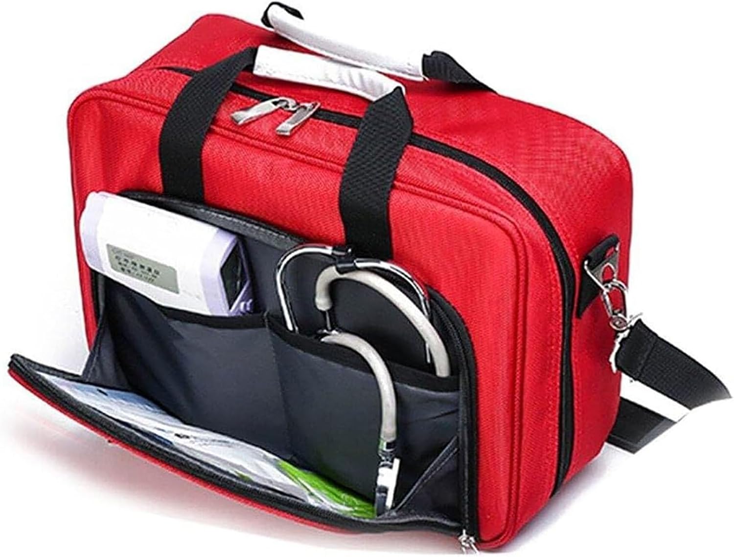 First Aid Bag Empty, Camping First Aid Kit Empty Bag Waterproof Medical Bag Medical Storage Bag with Shoulder Strap Multi-Function Travel Suit