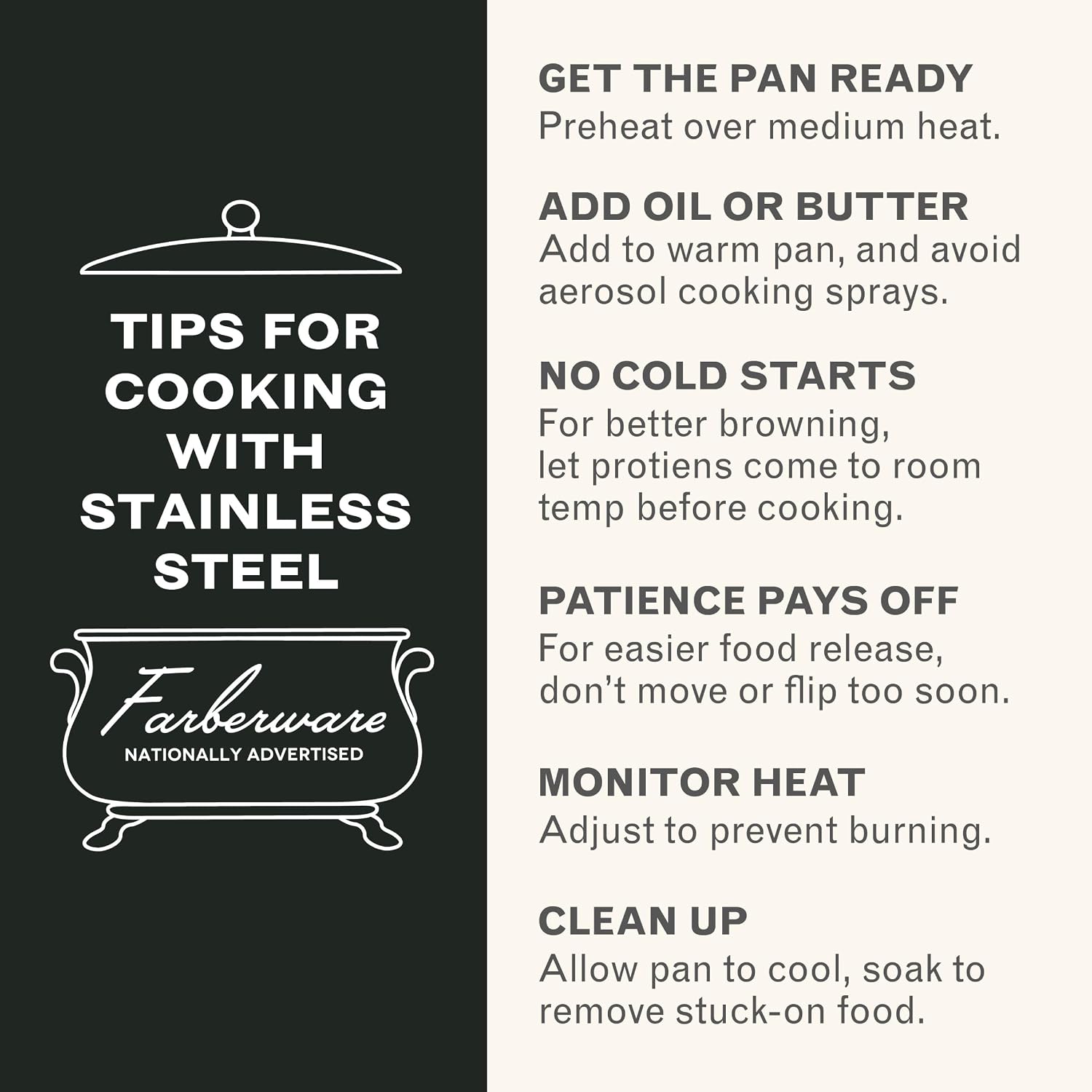 Farberware Classic Series Stainless Steel Pots and Pans with Baking Sheet Pan, Cooking Tools, and Lids, Induction Ready, Dishwasher Safe, 10 Piece Cookware Set, Metal Utensil Safe - Stainless Steel