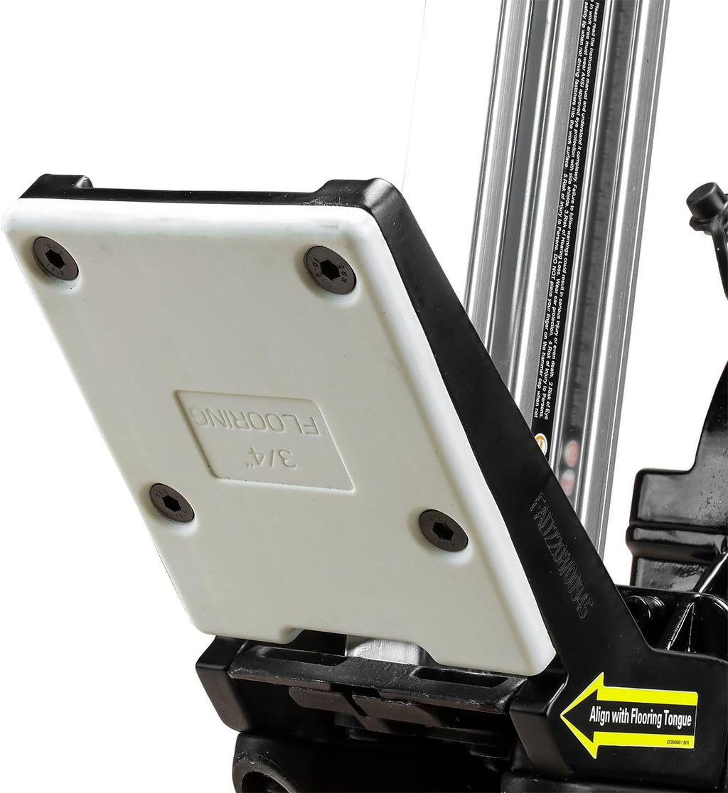 Freeman P50LSLW Lightweight Pneumatic 2-in-1 15.5-Gauge and 16-Gauge 2' Flooring Nailer/Stapler with Flooring Mallet and Interchangeable Base Plates