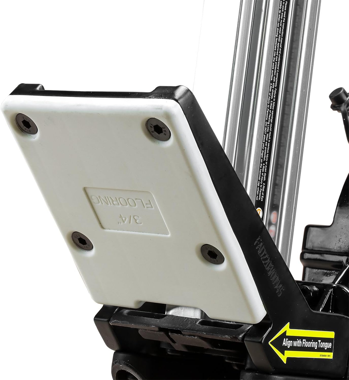 Freeman P50LSLW Lightweight Pneumatic 2-in-1 15.5-Gauge and 16-Gauge 2' Flooring Nailer/Stapler with Flooring Mallet and Interchangeable Base Plates