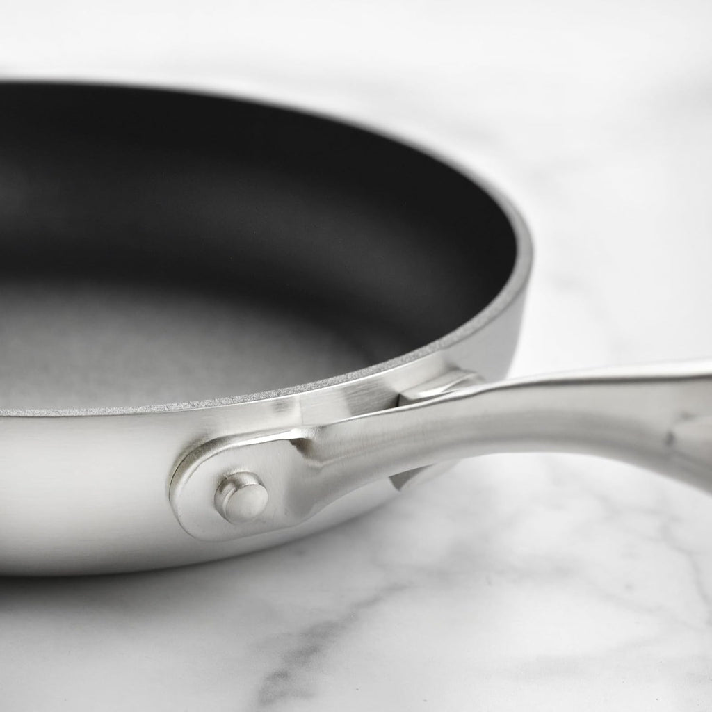 Scanpan CX+ 8 & 10.25' Fry Pan Skillet Set - Stratanium Plus Nonstick - 5-ply Stainless Steel