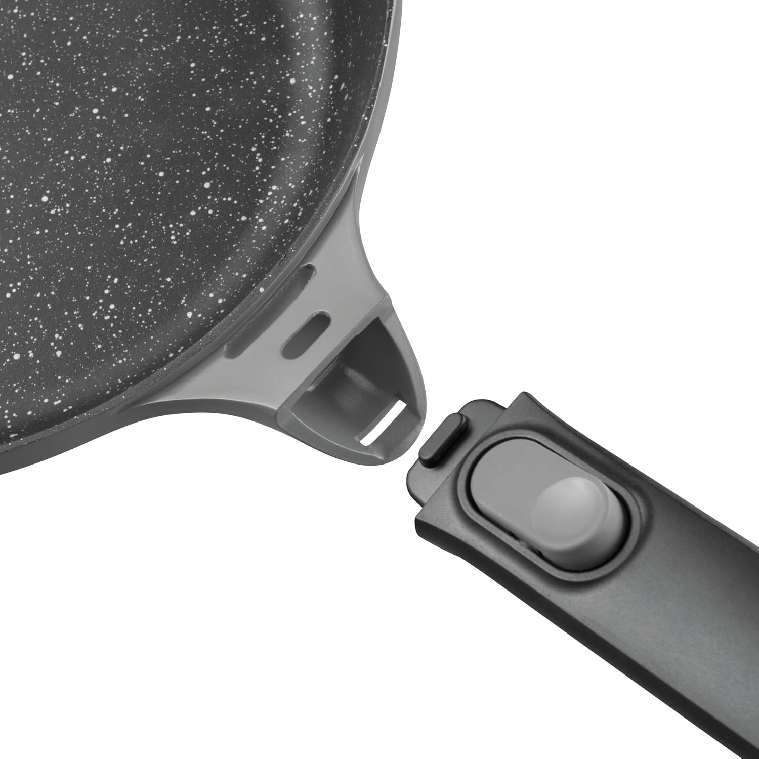 Berghoff GEM Non-stick Sauté Pan 10' 3.5qt., Stay-cool, Detachable Handle, Glass Lid, Ferno-Green, Non-Toxic Coating, Induction Cooktop Ready