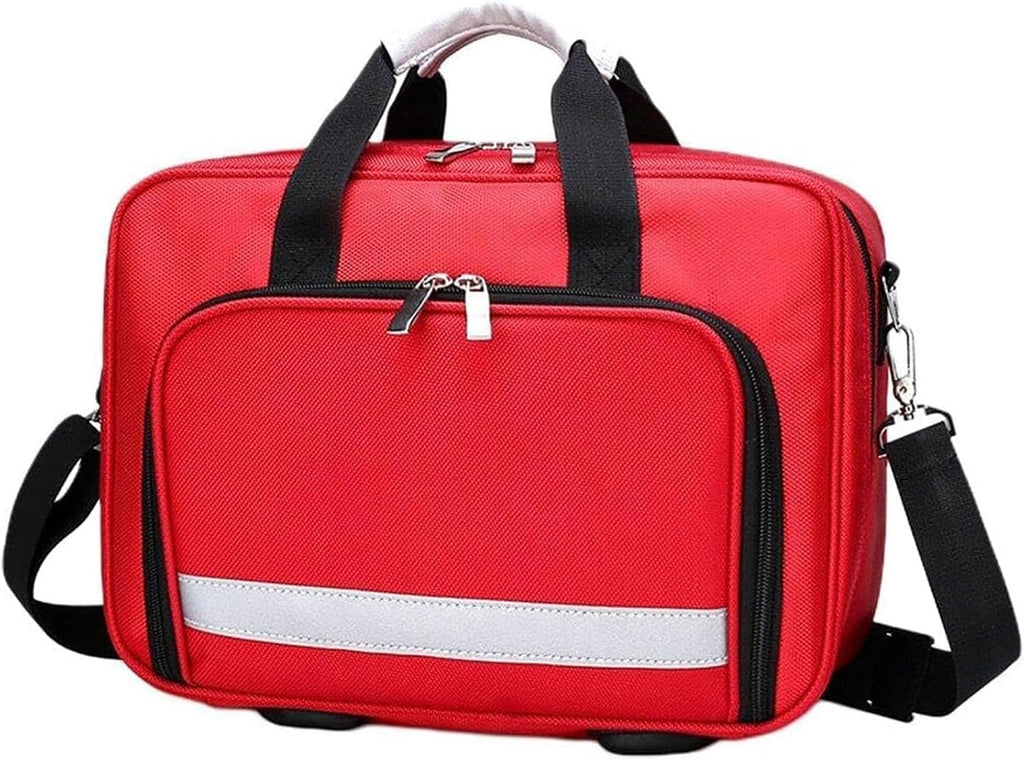 First Responder Bag Empty, Portable Emergency Medical Kit,Waterproof Medicine Storage Bag