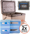 Bevanda - 20qt Verge Insulated Lunch Box - Durable Cooler with Magnetic Ice Packs - Rugged Hard Shell Lunch Cooler for Jobsite Lunches, Outdoor Adventures & All Day Temperature Control