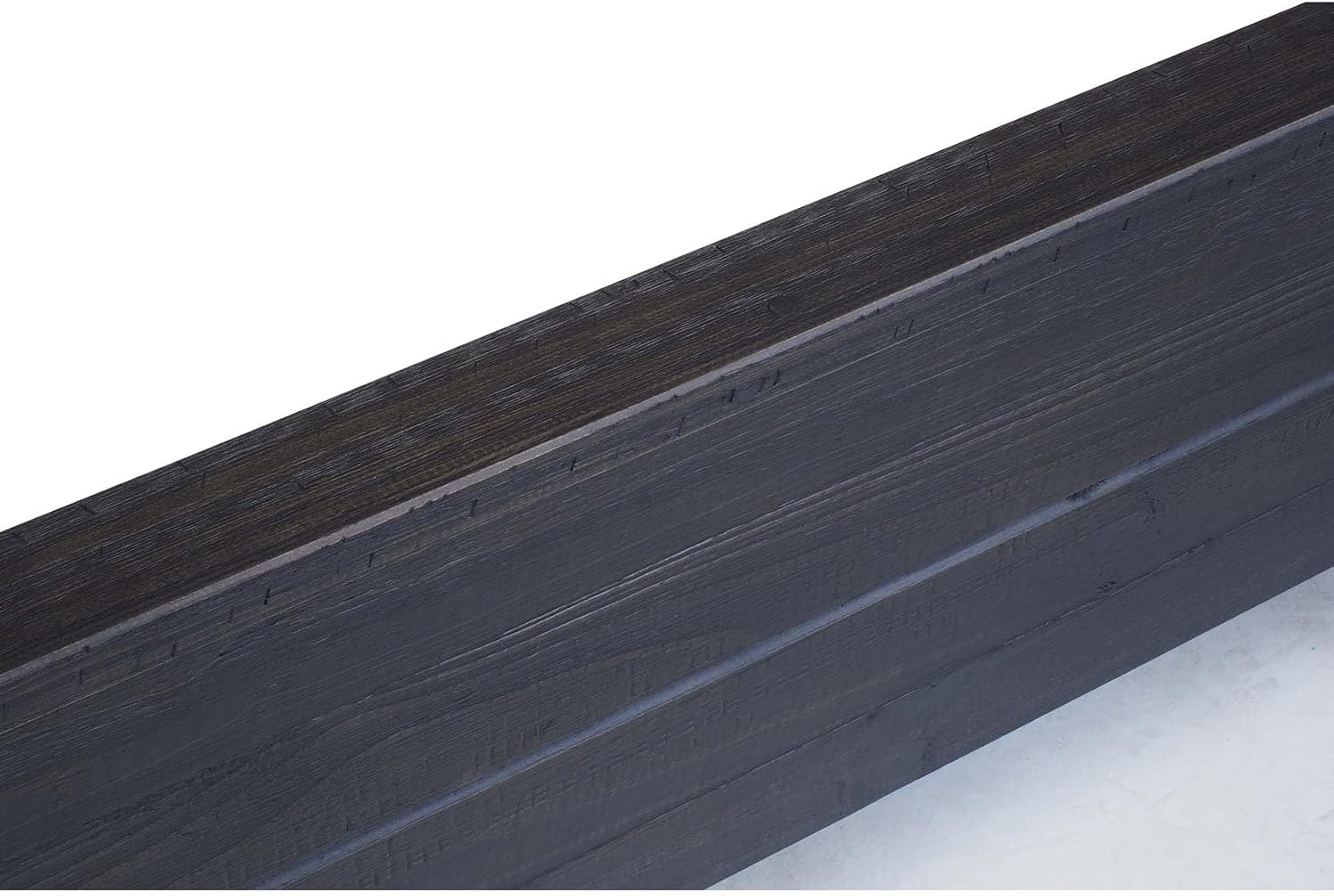 Grain Wood Furniture Montauk Solid Wood Bed, Queen Size, Farmhouse Black