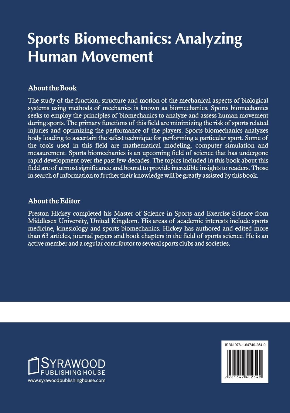 Sports Biomechanics: Analyzing Human Movement