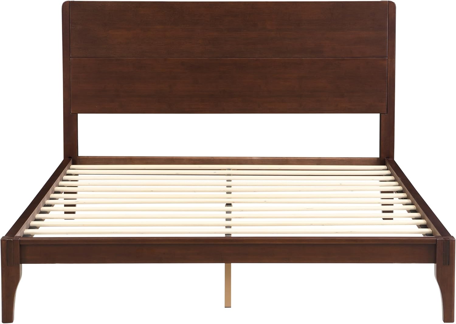 Merax 3 Pieces Bamboo Bedroom Sets, Mid-Century Modern Full Size Platform Bed with Tall Headboard, Storage Drawer Night Stands Set, Wood Slats Support, No Box Spring Needed, Easy Assembly, Espresso