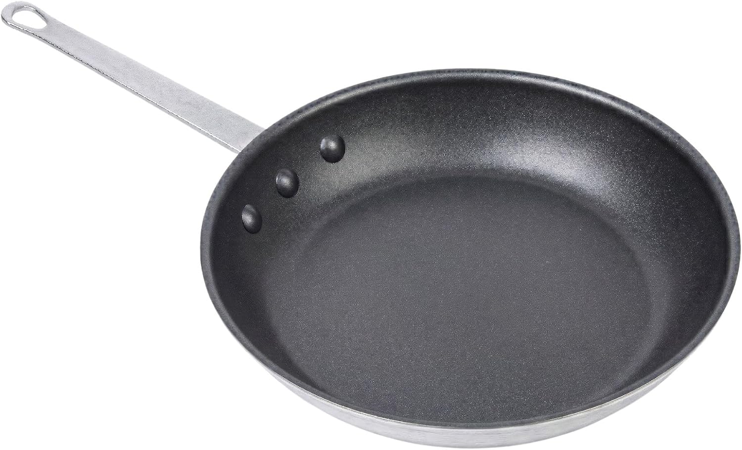 Restaurantware-Met Lux 10 Inch Fry Pans, Set Of 6 No-Stick Frying Pans - Induction-Ready, Triple-Riveted, Black Aluminum Cooking Skillets, Durable, For Searing, Sautéing, And Browning Food