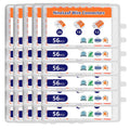 NineLeaf 56 Pcs Transparent Lever Wire Connectors Kit, 2/3/5 Port Electrical Wire Connectors with Test Hole, Push-in Lever Nuts for AWG 28-12, Reusable Quick Splice Connectors with Storage Box,30 Set