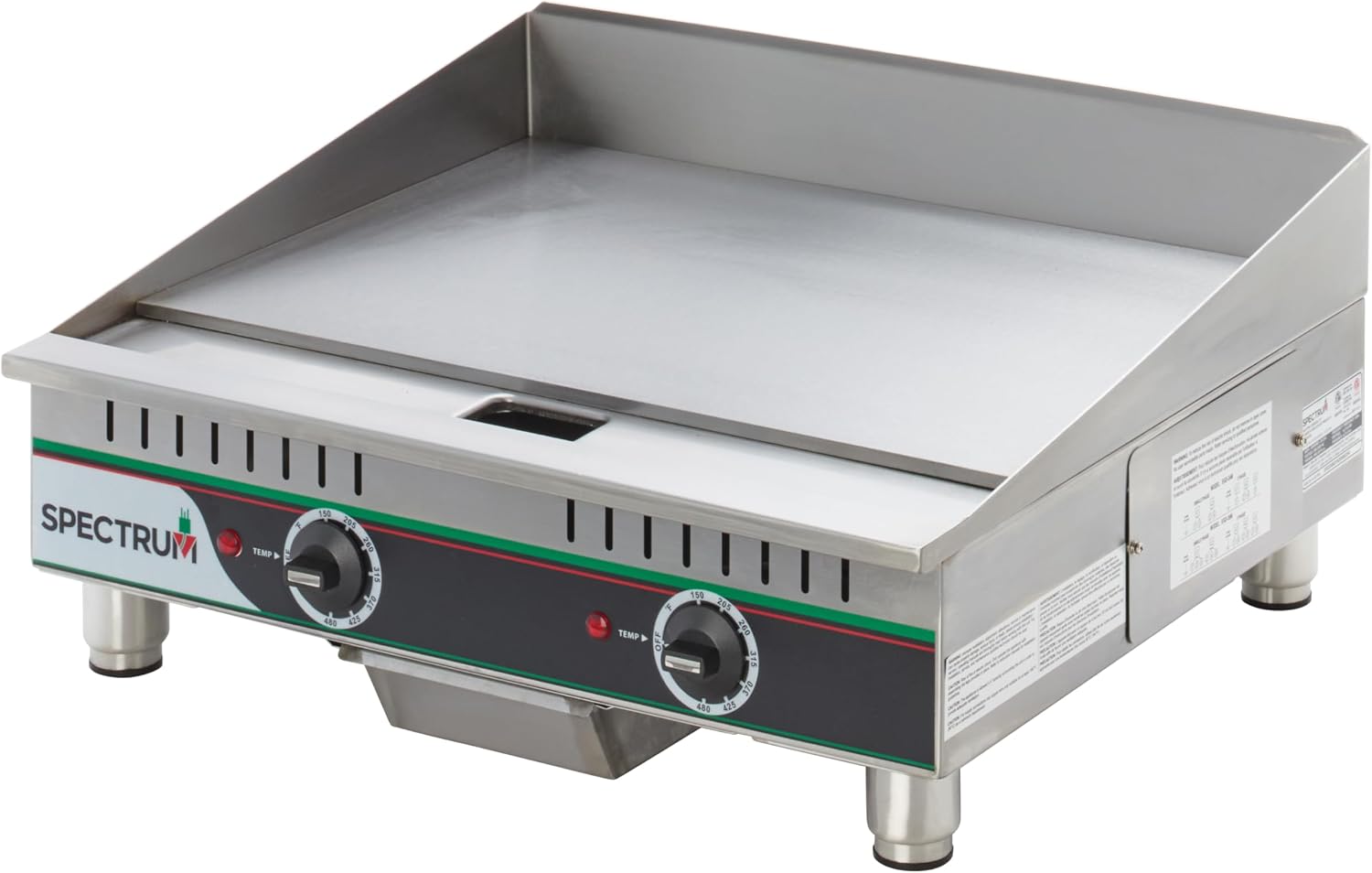 Winco Commercial-Grade Electric Griddle, 24'