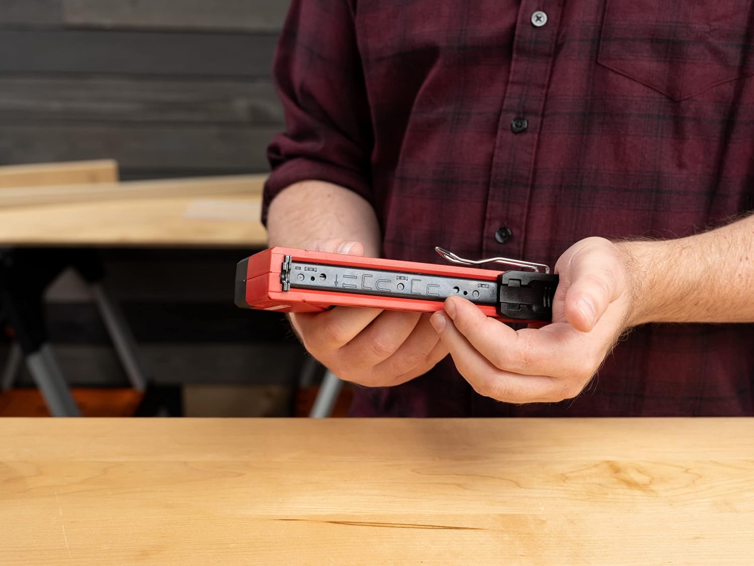 Arrow T501 5-in-1 Manual Staple & Nail Gun, Wire Stapler, and Brad Nailer for Wood, Upholstery, Construction, Insulation, Crafts, Fencing, and Cable, Black/Red (Pack of 4)