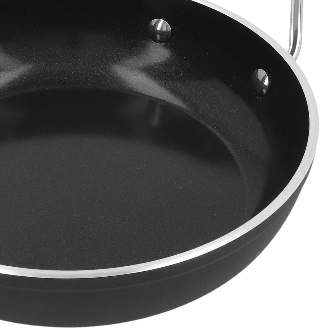 Demeyere AluPro 5, Ceramic 12-inch Aluminum Nonstick Fry Pan, Ceramic Nonstick Coating, Lightweight Construction, Compatible with all Cooking Surfaces