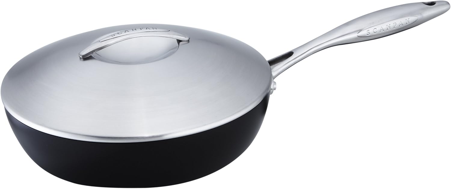 Scanpan Professional Covered Saute Pan 10.25-Inch by 2.75 QT