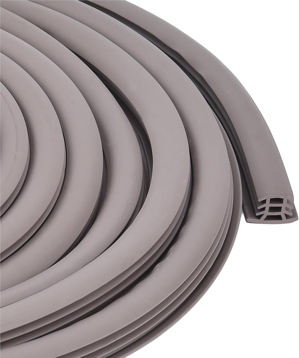 Flexible EPDM Rubber Strip (100 ft Long x 3/4 inch Wide) - Concrete Crack Repair & Replacement, Weather & Aging Resistant Expansion Joint Filler for Driveways, Sidewalks