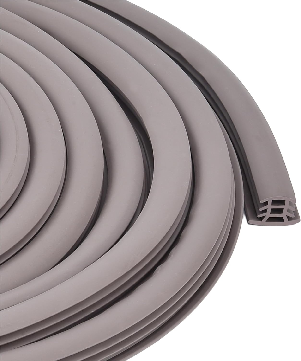 Flexible EPDM Rubber Strip (100 ft Long x 3/4 inch Wide) - Concrete Crack Repair & Replacement, Weather & Aging Resistant Expansion Joint Filler for Driveways, Sidewalks