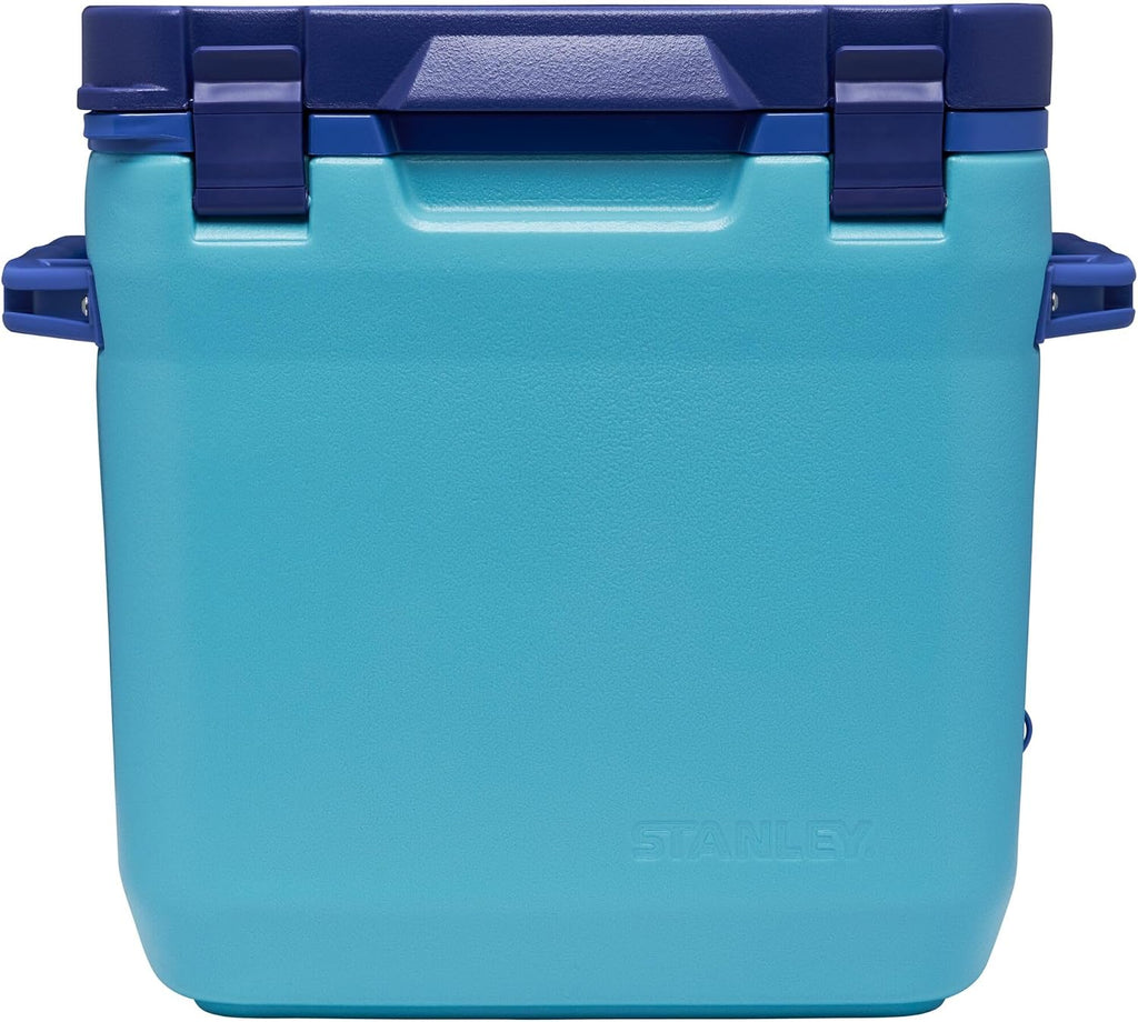 Stanley Adventure Outdoor Cooler 30 qt | Heavy Duty Outdoor Camping Cooler with Easy Carry Side Handles | 4 Days Cooling Ice Chest for 40 Cans | Flat Top Doubles as Seat | BPA-Free | Pool