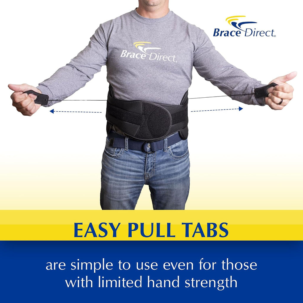 VertebrAlign LSO Back Brace - Plus Size Lumbar Decompression Brace for Herniated Disc & Sciatica Relief PDAC L0631 L0637 L0648 L0650 (23–66″ Waist)