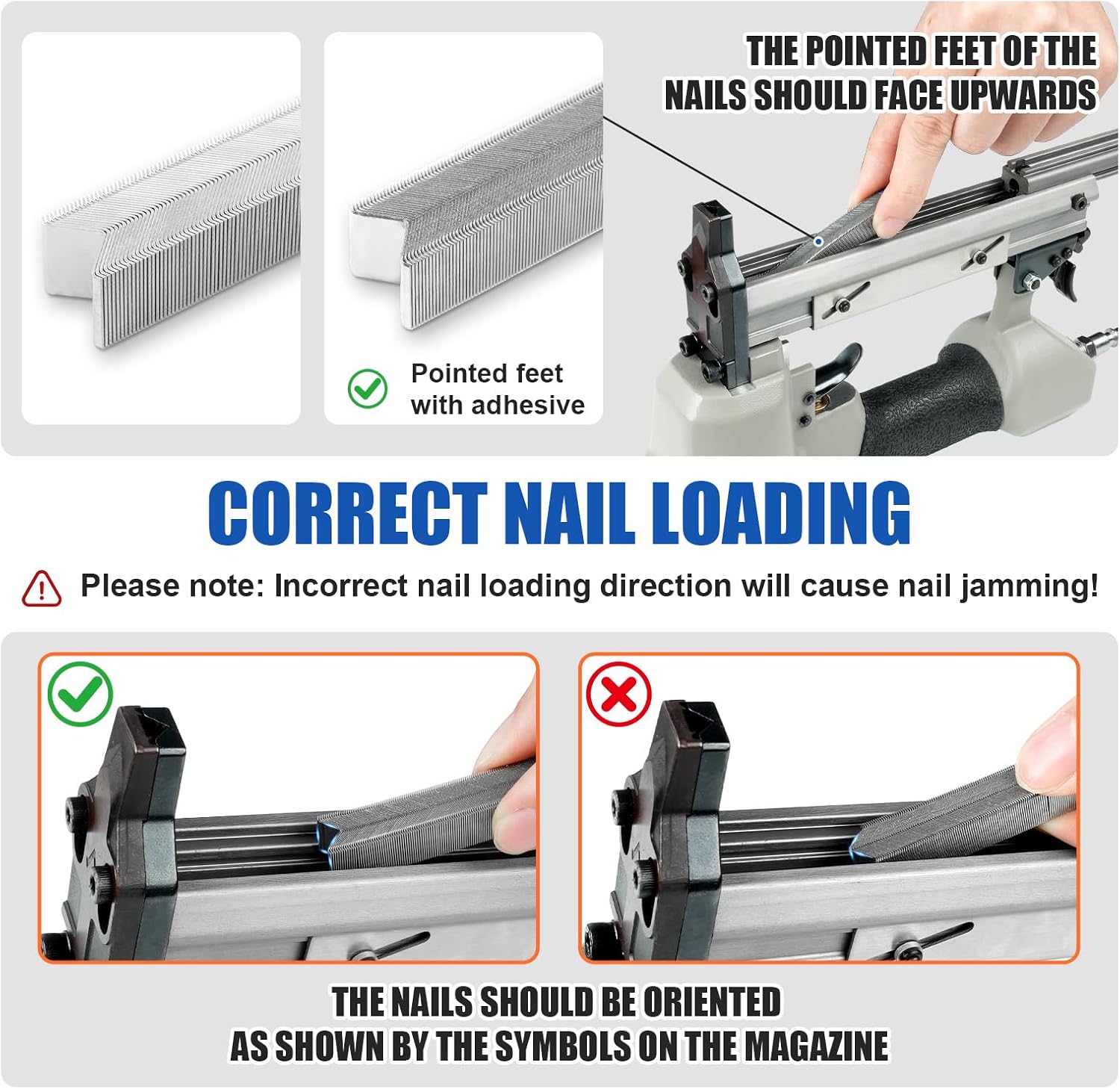 Woodpecker V1015 Pneumatic Picture Frame V Nailer Fits 7 mm to 15 mm (9/32' to 19/32') V Nails, Frame Stapler or Joiner for Picture Framing